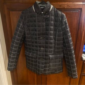 Nautica Gray quilted blazer jacket